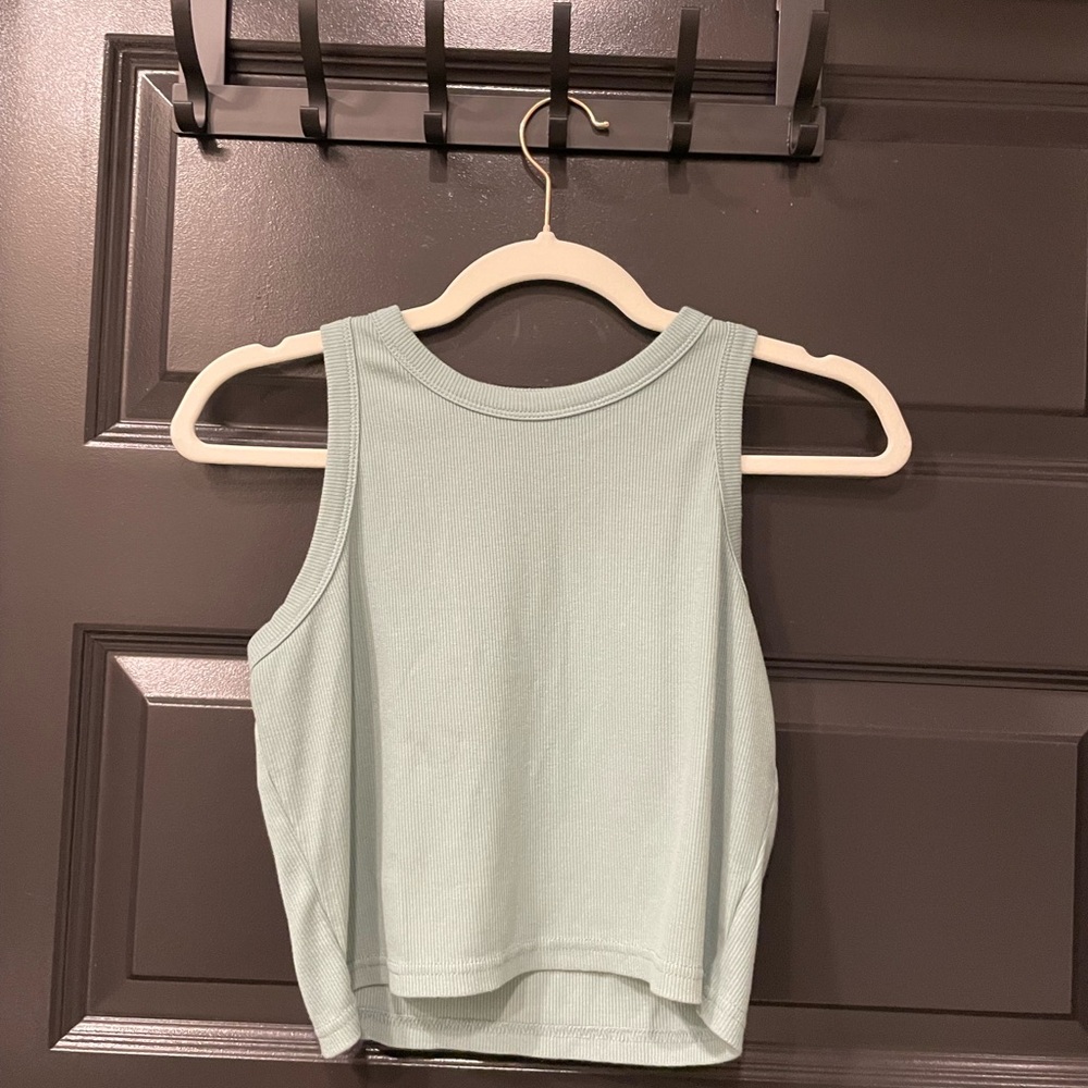 Green Sleeveless Women's Top